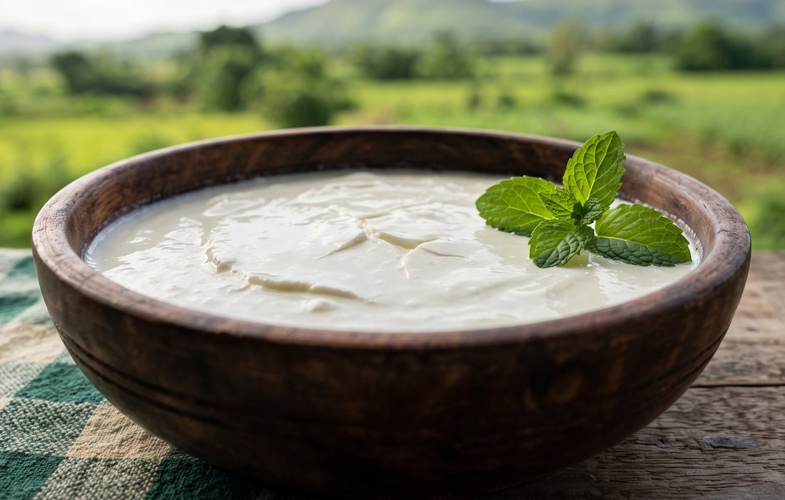 Fresh curd (dahi)